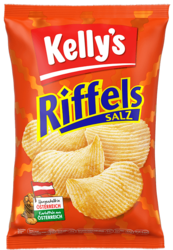 Verpackung von Kelly’s Riffels Salz